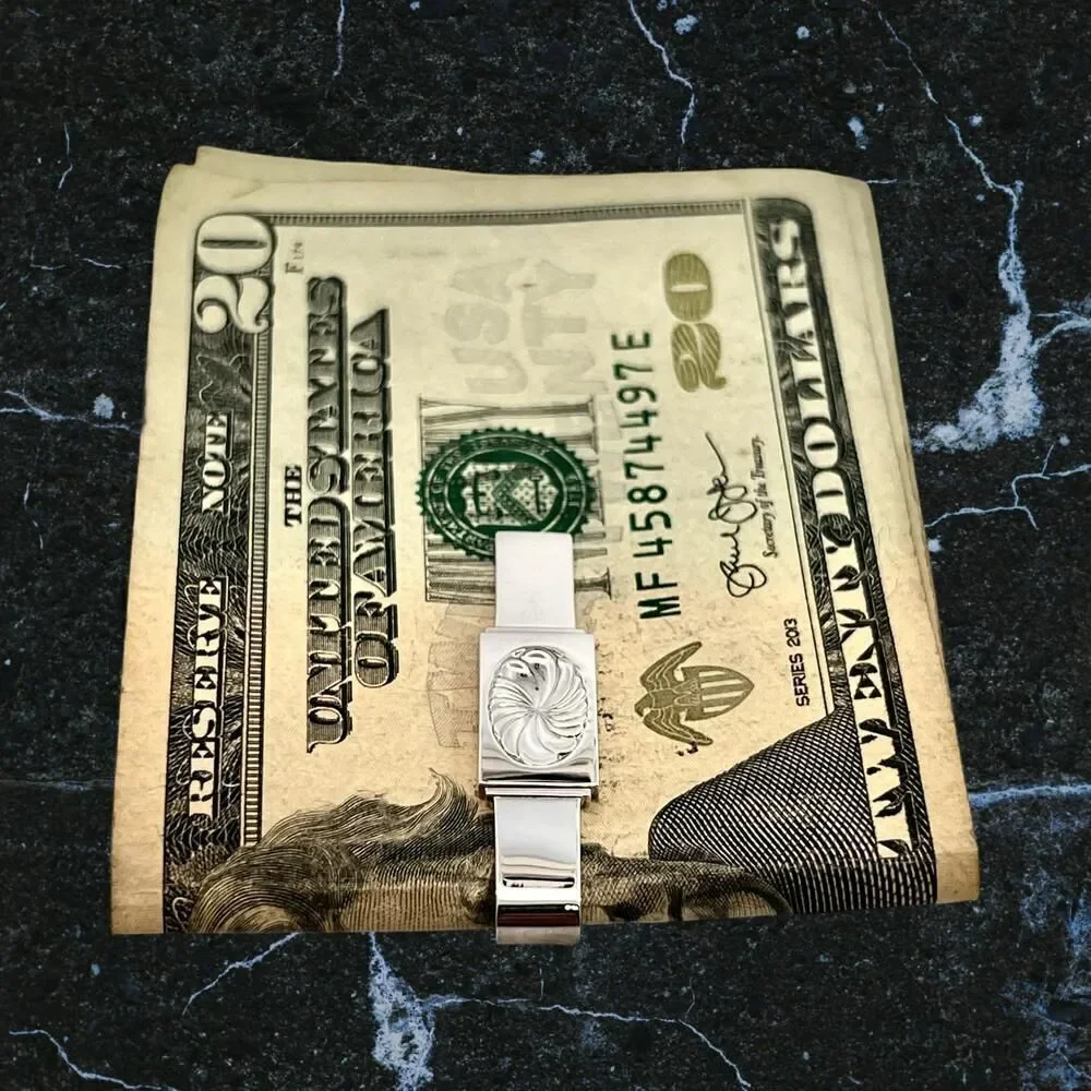 Georg Jensen Estate Money Clip Tie Clip Silver GJ36